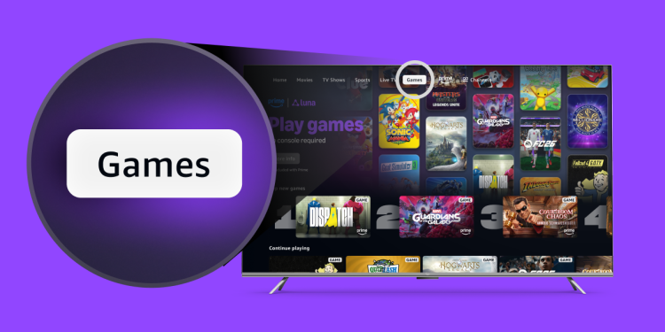 Amazon integrează jocurile video Luna în aplicația Prime Video