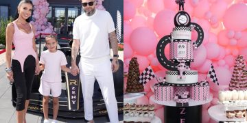 Adelina Pestrițu a adus o mașină reală de Formula 1 la aniversarea fiicei sale